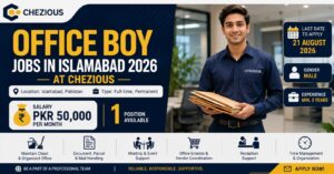 Office Boy Jobs in Islamabad 2026