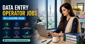 Data Entry Operator Jobs in Pakistan 2026 remote office work with Microsoft Excel