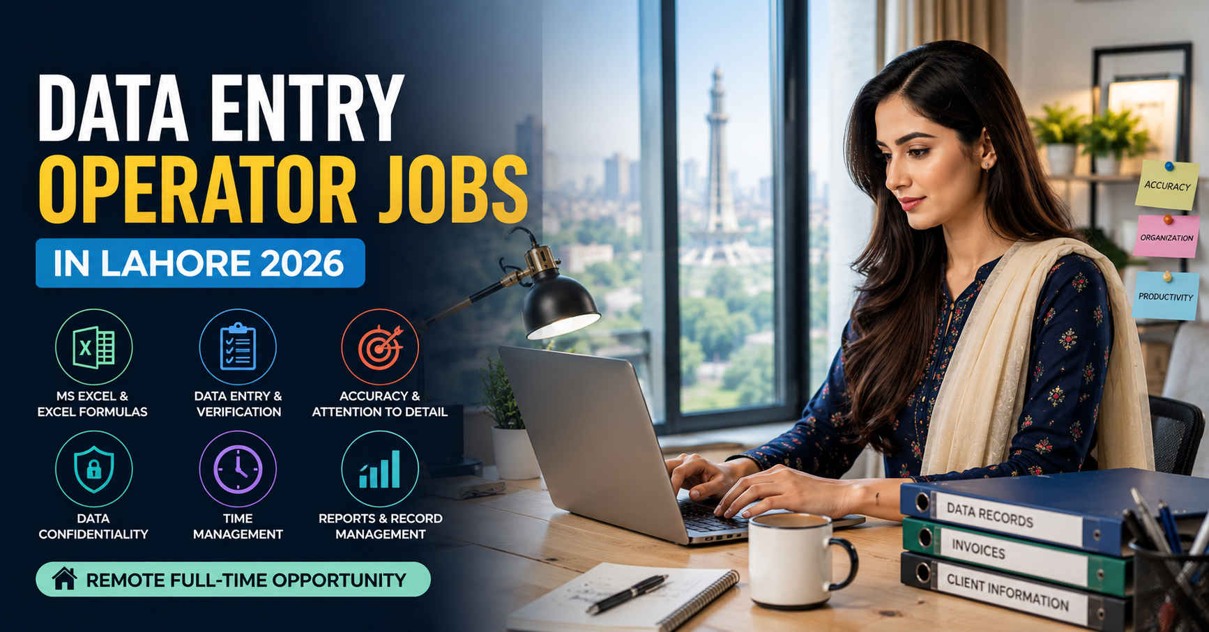 Data Entry Operator Jobs in Pakistan 2026 remote office work with Microsoft Excel